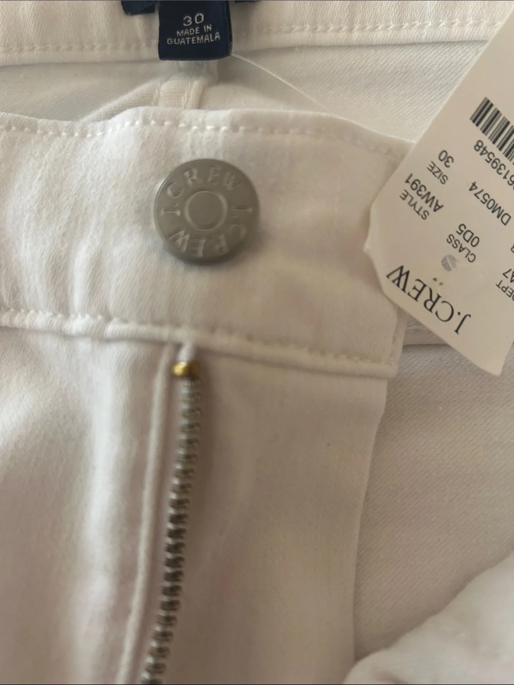 J CREW WHITE JEANS💋NWT - Picture 8 of 11